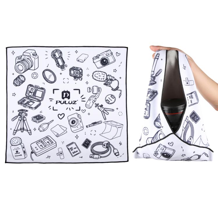 PULUZ 45 x 45cm Camera Wrap Cloth Foldable Microfiber Camera Lens Protective Wrap