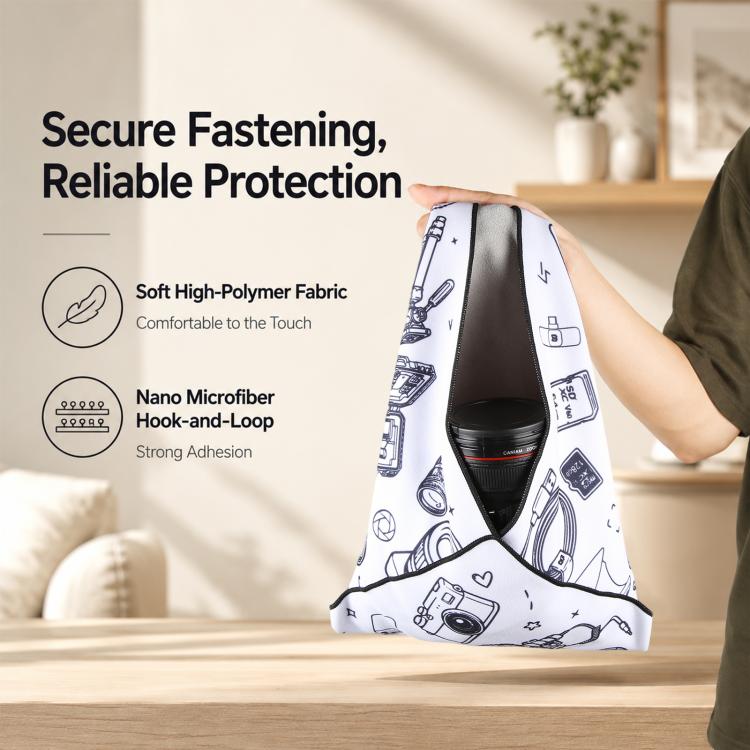 PULUZ 45 x 45cm Camera Wrap Cloth Foldable Microfiber Camera Lens Protective Wrap