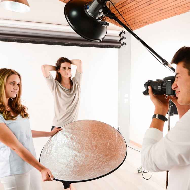 PULUZ 60cm 5 in 1 (Silver / Translucent / Gold / White / Black) Folding Photo Studio Reflector Board