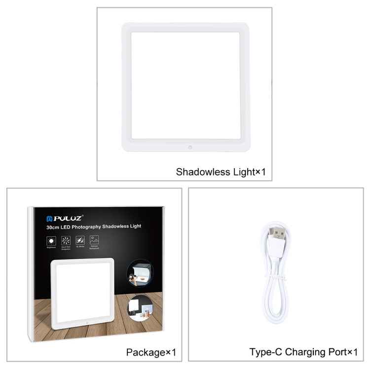 PULUZ LED Shadowless Light Pad for 30cm Photo Studio Box