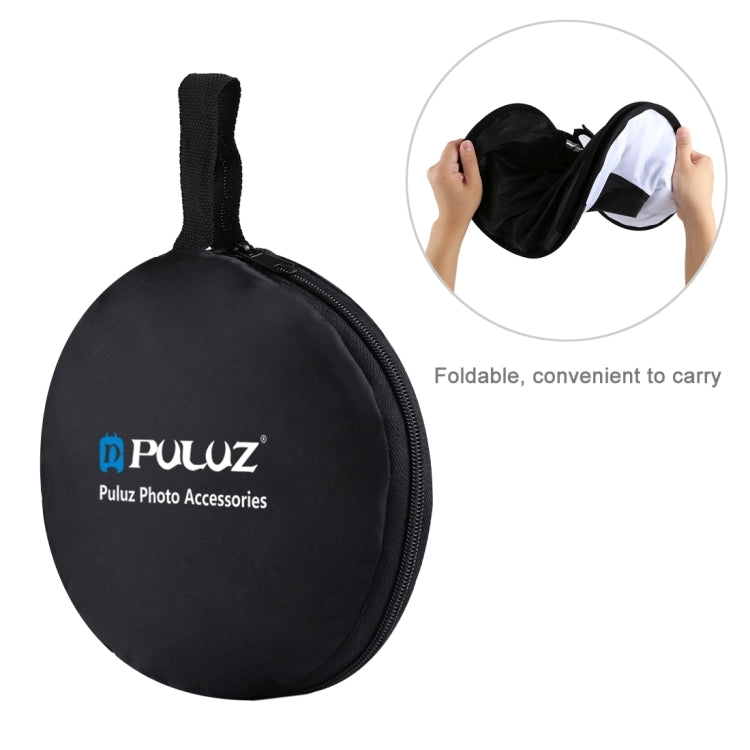 PULUZ 45cm Round Style Macro and Portrait Softbox SpeedLite Flash Light Foldable Diffuser