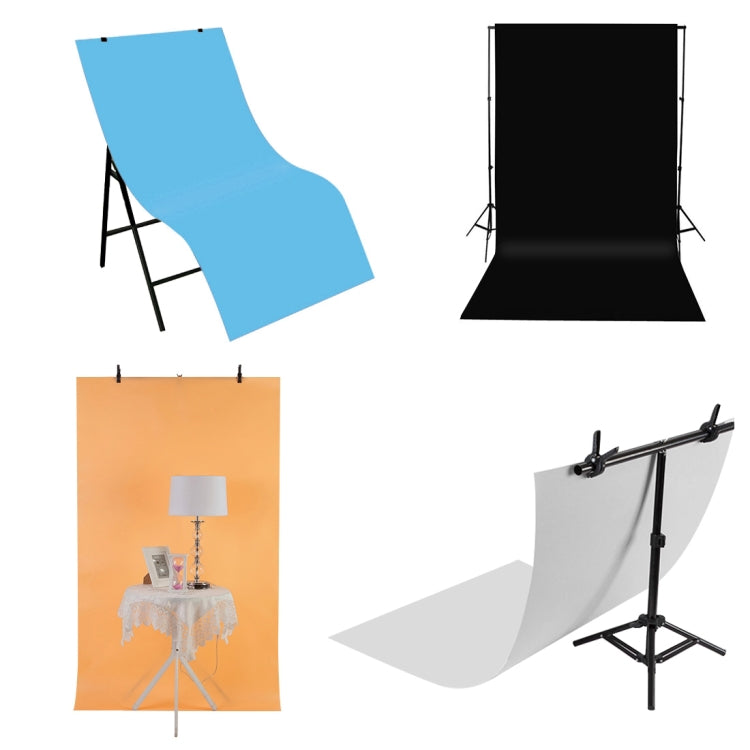 PULUZ Photography Background PVC Paper Kits for Studio Tent Box, Size: 121cm x 58cm, Backdrop 60cm(Blue), Backdrop 60cm(Red), Backdrop 60cm(B)