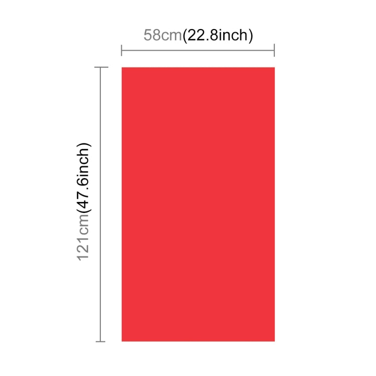 PULUZ Photography Background PVC Paper Kits for Studio Tent Box, Size: 121cm x 58cm, Backdrop 60cm(Red), Backdrop 60cm(Blue), Backdrop 60cm(B)