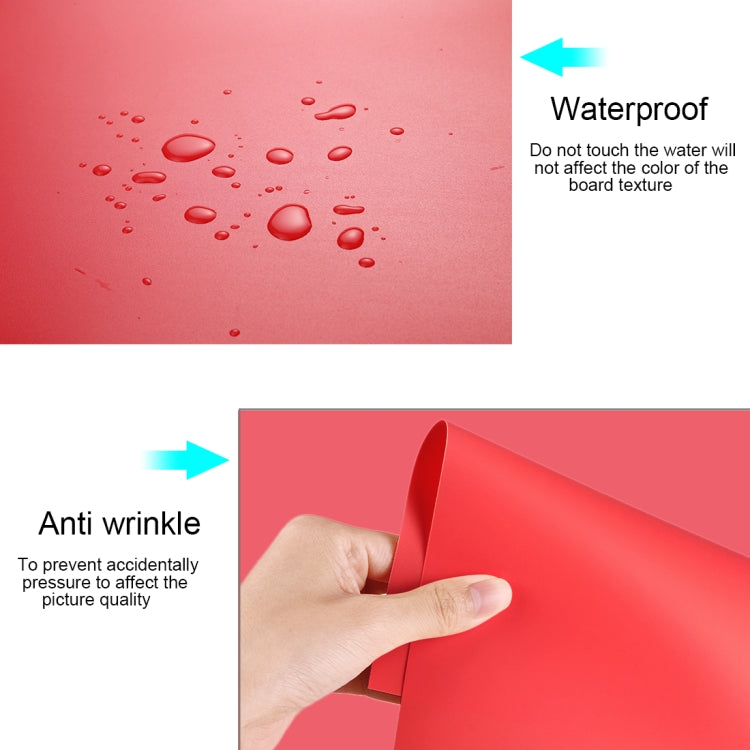 PULUZ Photography Background PVC Paper Kits for Studio Tent Box, Size: 121cm x 58cm, Backdrop 60cm(Red), Backdrop 60cm(Blue), Backdrop 60cm(B)
