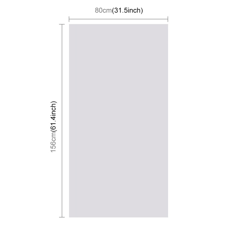PULUZ Photography Background PVC Paper Kits for Studio Tent Box, Size: 156cm x 80cm, Backdrop 80cm(White)