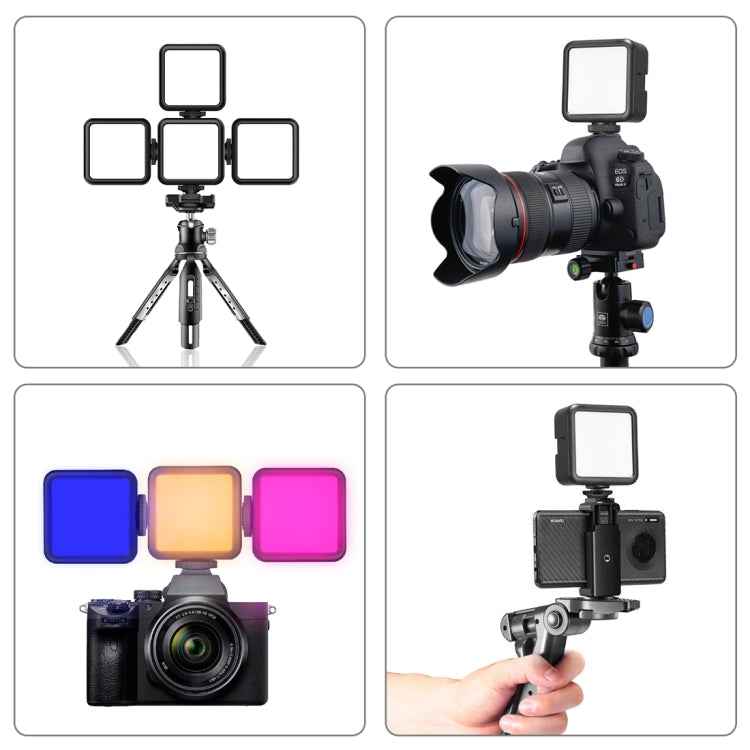 PULUZ Pocket 2500-9000K+RGB Full Color Beauty Fill Light Handheld Camera Photography LED Light