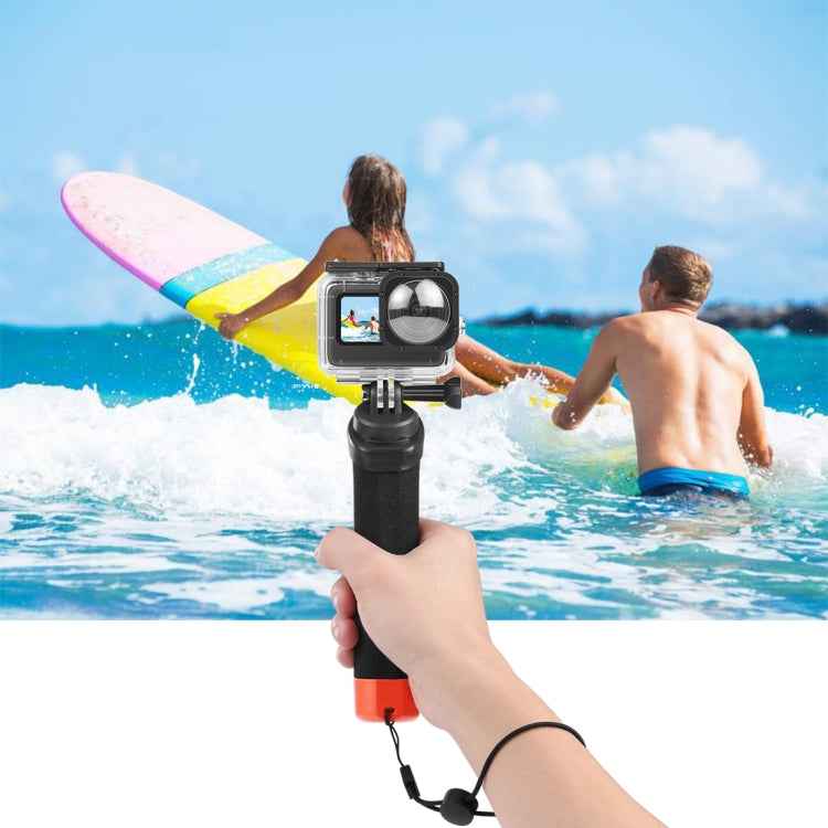PULUZ Floating Foam Hand Grip Buoyancy Rods with Strap & Quick-release Base for GoPro, Insta360, DJI and Other Action Cameras
