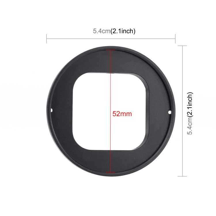 PULUZ 52mm CPL + UV Lens Filter with Adapter Ring for GoPro HERO12 Black /11 Black /11 Black Mini /10 Black /9 Black