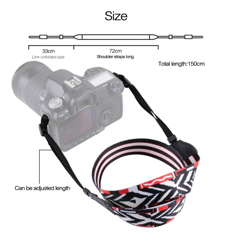 PULUZ Retro Ethnic Style Multi-color Series Shoulder Neck Strap Camera Strap for SLR / DSLR Cameras, Ethnic 11, Ethnic 12, Retro Ethnic 13