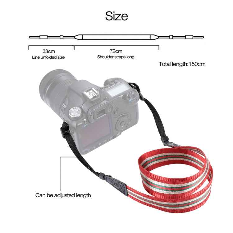 PULUZ Stripe Style Series Shoulder Neck Strap Camera Strap for SLR / DSLR Cameras, Stripe 10, Stripe 9, Stripe 8, Stripe 7, Stripe 6, Stripe 5, Stripe 4, Stripe 3, Stripe 2, Stripe 1