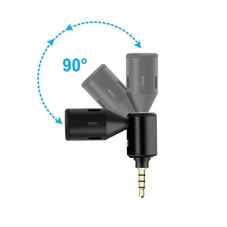PULUZ 3.5mm Jack Mobile Phone Single Directional Adjustable Microphone