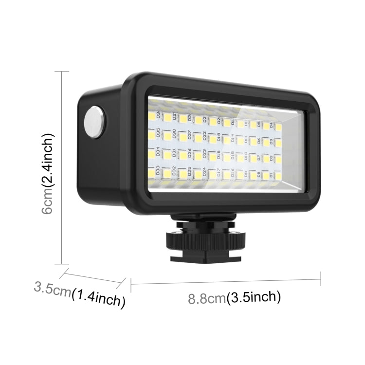 PULUZ 40 LEDs 40m Diving Waterproof Fill Light Camera Video Photo Studio Light