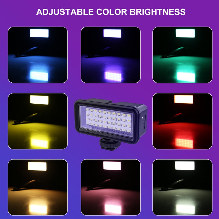 PULUZ 40 LEDs 40m Diving Waterproof Fill Light Camera Video Photo Studio Light