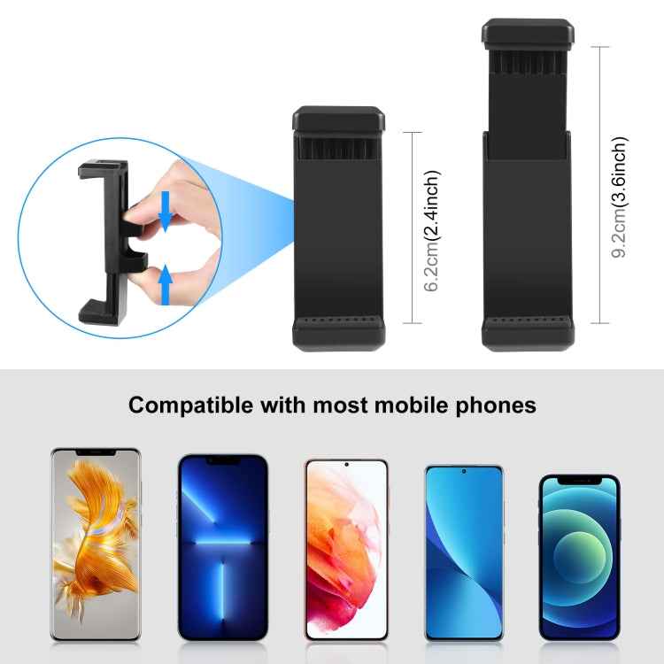 PULUZ Mini VLOG Live Stabilizer Stand Tripod with Phone Clamp for Smartphones