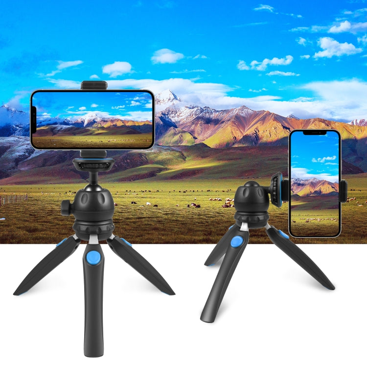 PULUZ Mini VLOG Live Stabilizer Stand Tripod with Phone Clamp for Smartphones, Mini VLOG Live Stabilizer(Blue), Mini VLOG Live Stabilizer(Red)