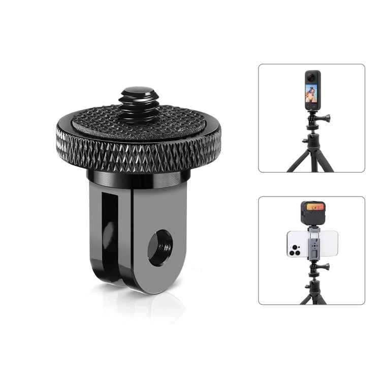PULUZ 1/4 inch Screw Metal Tripod Mount Action Camera Adapter