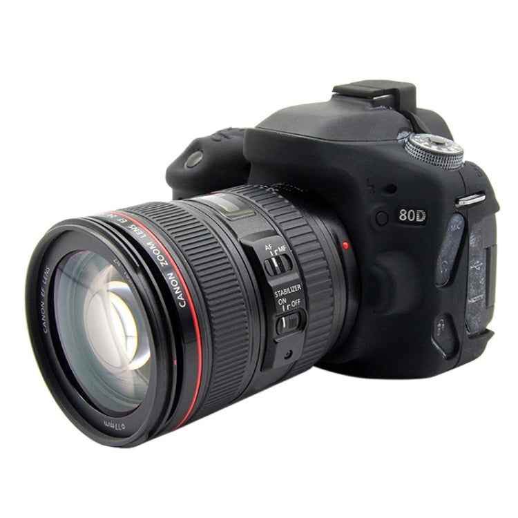 PULUZ Soft Silicone Protective Case for Canon EOS 80D