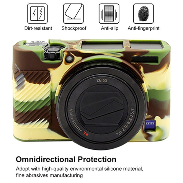 PULUZ Soft Silicone Protective Case for Sony RX100 III / IV / V, For Sony RX100 IV, For Sony RX100 III / IV / V, For Sony RX100III