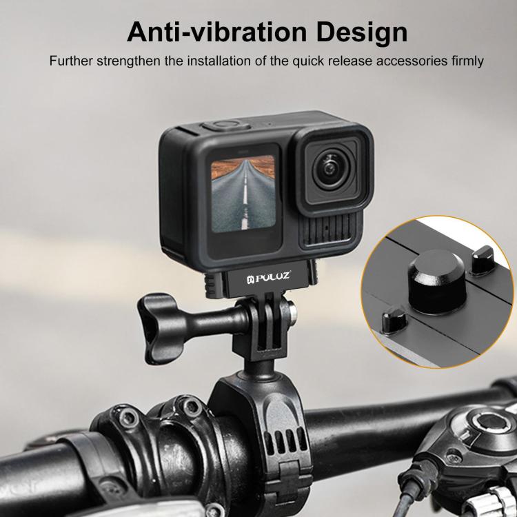 For GoPro HERO13 Black PULUZ Magnetic Quick Release Base Mount, For GoPro HERO13 Black / MAX2 (Black), For GoPro HERO13 Black (Black Red)