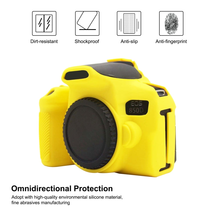 PULUZ Soft Silicone Protective Case for Canon EOS 850D, For Canon EOS 850D