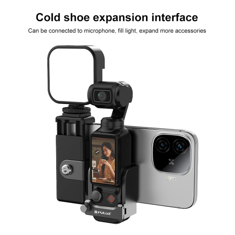For DJI OSMO Pocket 3 PULUZ Protective Frame Expansion Phone Clamp Adapter Bracket, Phone Clamp Frame