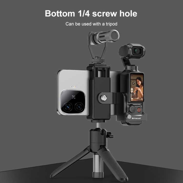 For DJI OSMO Pocket 3 PULUZ Protective Frame Expansion Phone Clamp Adapter Bracket, Phone Clamp Frame