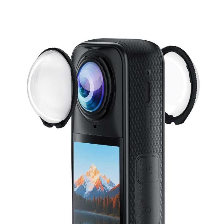 For Insta360 X5 PULUZ Rotation PC Lens Guard Protective Cover, Rotating PC Lens Guard