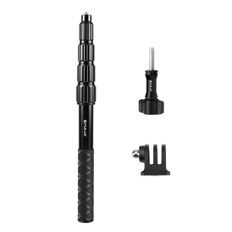 PULUZ 1.2m Aluminum Alloy Invisible Selfie Stick Anti-Shake Vlog Locking Telescopic Extension Monopod, 1.2m Invisible Selfie Stick
