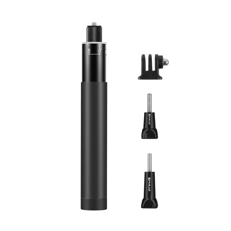 PULUZ 73.5cm Metal Selfie Stick Monopod with Invisible Adapter Base & Screw for Insta360 One RS / X2 / X3 / DJI Osmo 360