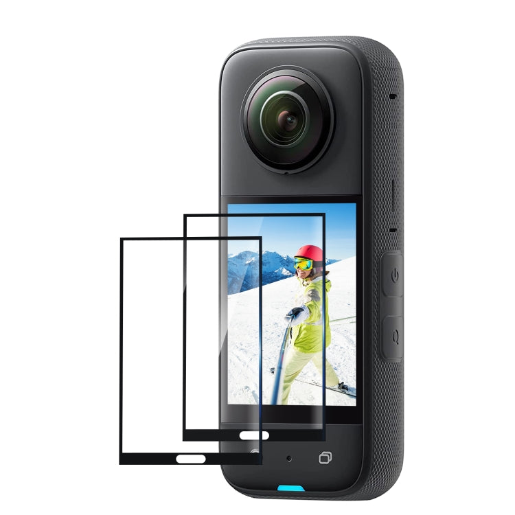 For Insta360 X3 PULUZ 2pcs Curved HD Screen Film, For Insta360 X3