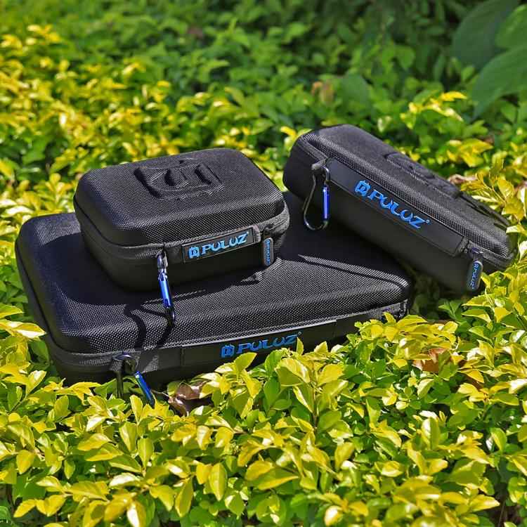 PULUZ Waterproof Carrying and Travel Case for GoPro, DJI Osmo Action and other Sport Cameras Accessories, Small Size: 16cm x 12cm x 7cm