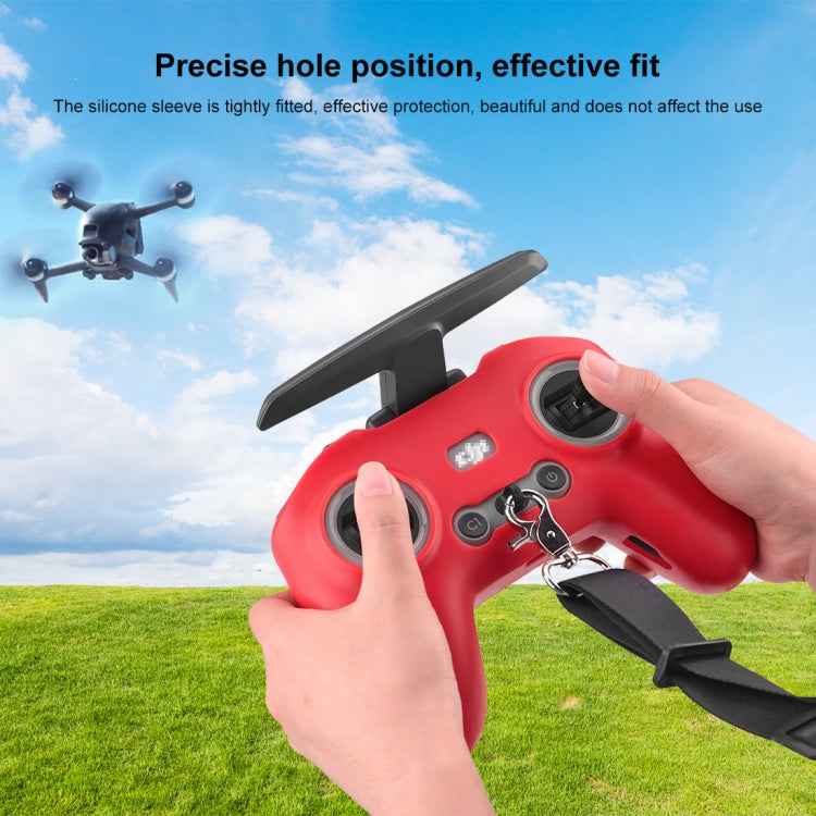 For DJI FPV Combo Remote Control PULUZ Silicone Protective Case