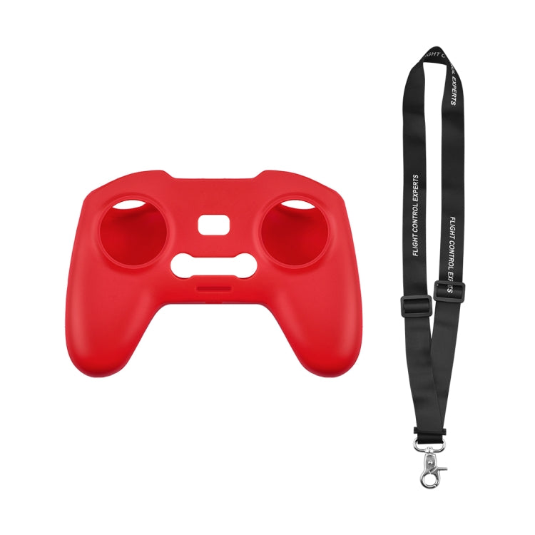 For DJI FPV Combo Remote Control PULUZ Silicone Protective Case with Neck Strap