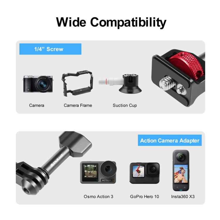 PULUZ Magic Arm Multi-way Ball Aluminum Alloy Mount