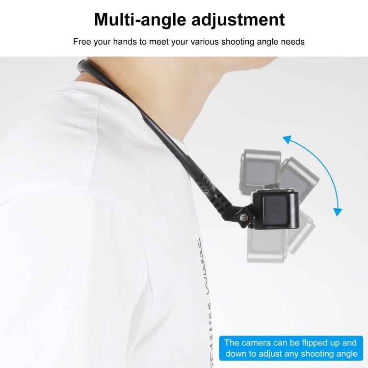 PULUZ Lazy Adjustable Neck Bracket for GoPro Action Cameras