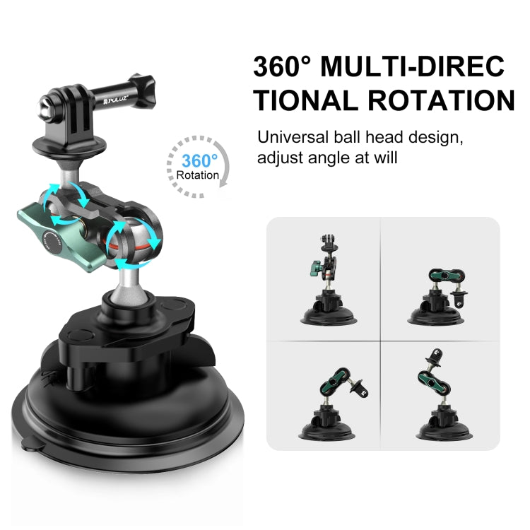 PULUZ Magic Arm Stronge Suction Cup Aluminum Alloy Mount