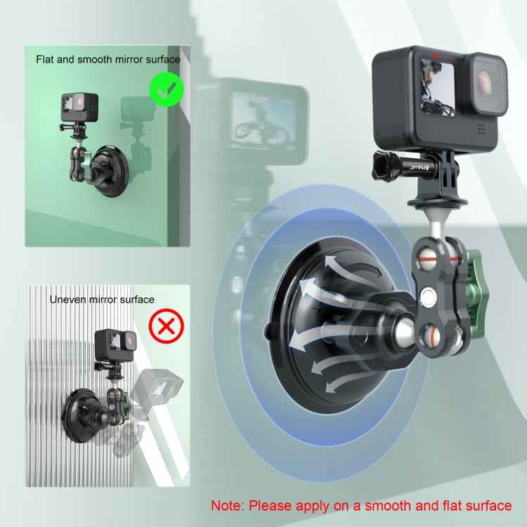 PULUZ Magic Arm Stronge Suction Cup Aluminum Alloy Mount