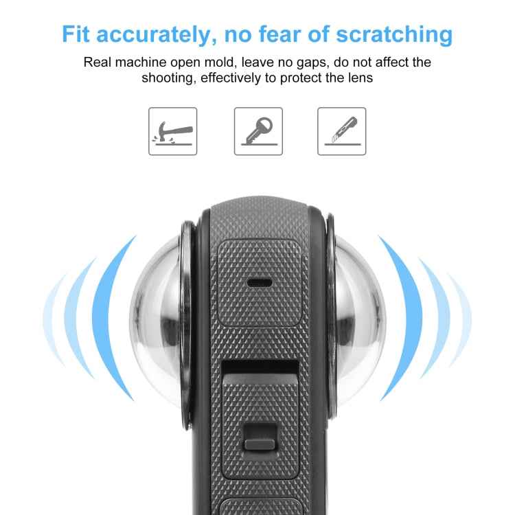 For Insta360 X3 PULUZ Lens Guard Optical Glass Protective Cover