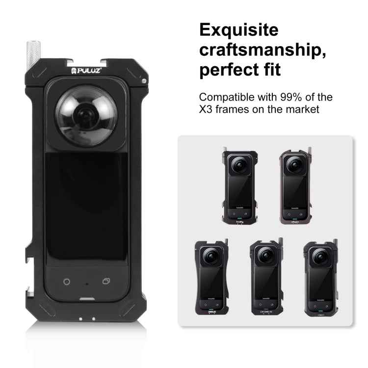 For Insta360 X3 PULUZ Lens Guard Optical Glass Protective Cover