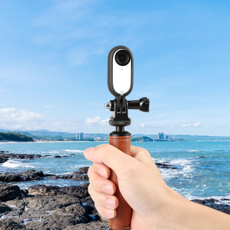 For Insta360 GO 3 PULUZ Body Plastic Protective Frame Cage with Screw & Adapter, Protective Frame Cage with Screw & Adapte