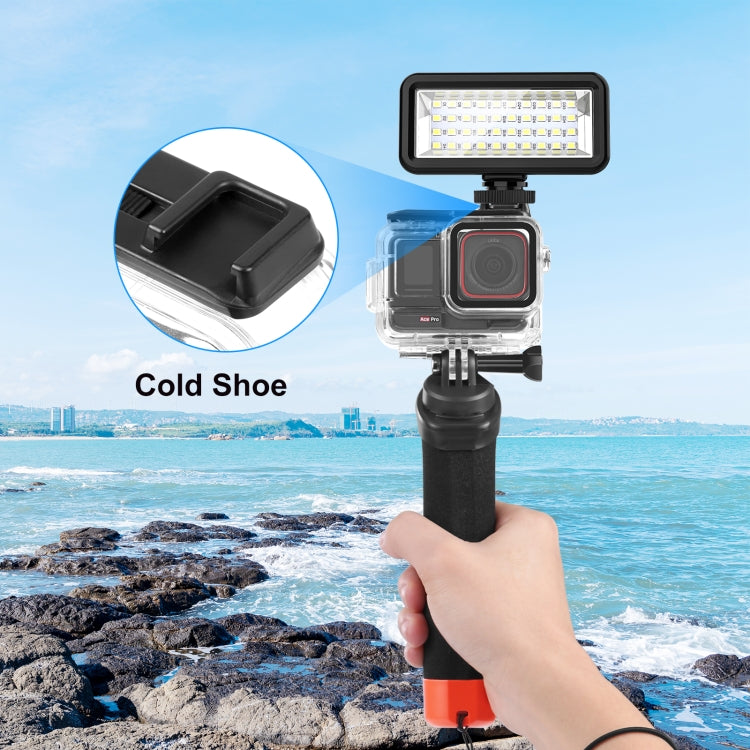 For Insta360 Ace Pro PULUZ 60m Underwater Waterproof Housing Case with Base Adapter & Screw, For Insta360 Ace Pro Underwater Case