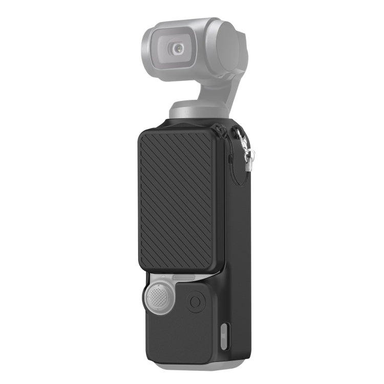 For DJI OSMO Pocket 3 PULUZ 2 in 1 Silicone Cover Case Set with Strap, Silicone Cover(Black), Silicone Cover(Grey), Silicone Cover(Blue)
