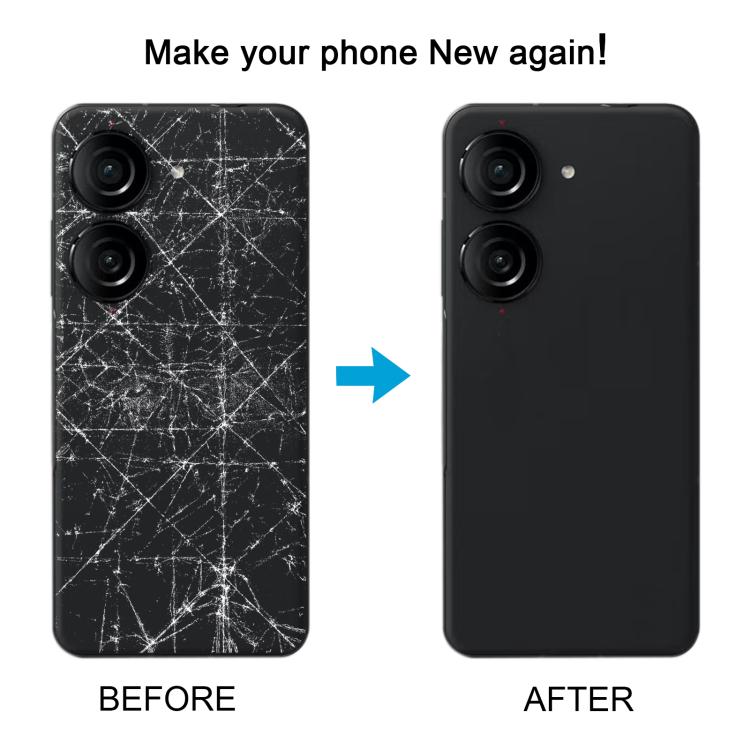 For Asus Zenfone 10 AI2302 Leather Material Battery Back Cover, For Asus Zenfone 10(Leather Material)