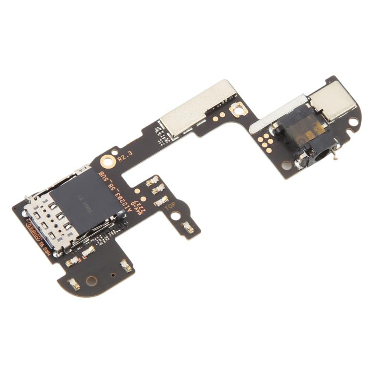 For Asus ROG Phone65 / 6 Pro MediaTek Dimensity Version SIM Card Reader Board with Audio Jack