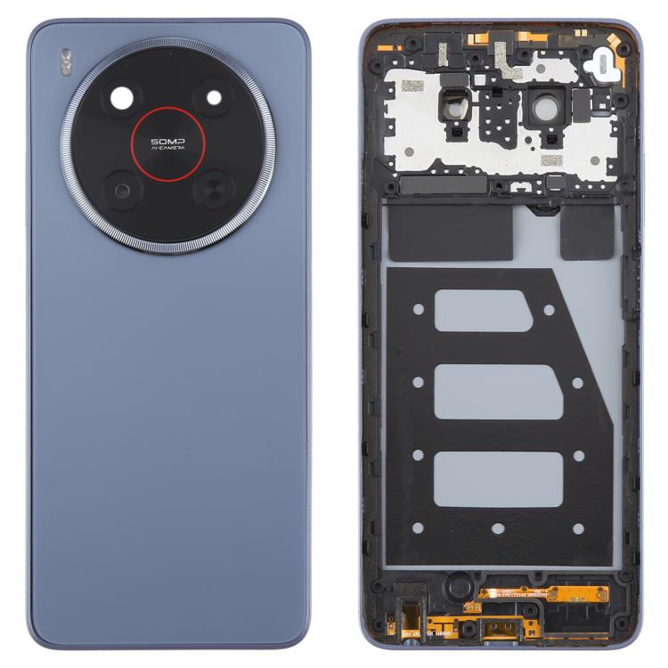 For ZTE Blade V70 Max Plastic Battery Back Cover with Middle Frame / Camera Lens Cover, For ZTE Blade V70 Max