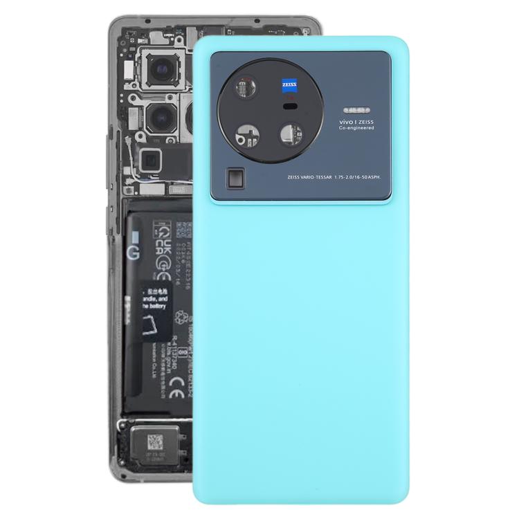 For vivo X80 Pro Battery Back Cover with Camera Lens Cover
