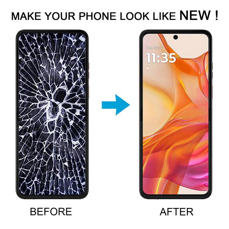 Écran LCD complet avec châssis pour Motorola Razr 50 Ultra (Original)