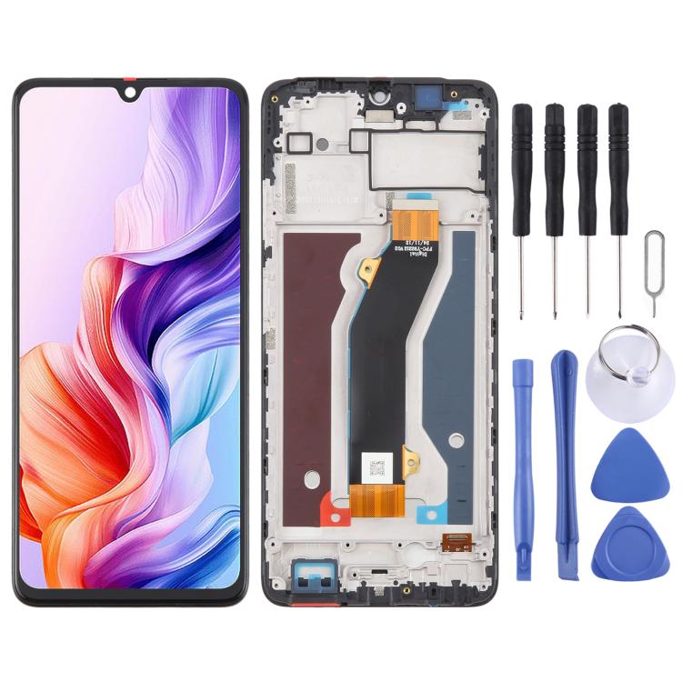 For ZTE Blade V70 Max LCD Screen Digitizer Full Assembly with Frame