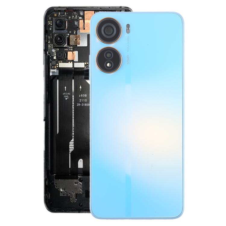 For ZTE Axon 40 Lite Plastic Battery Back Cover with Middle Frame / Camera Lens Cover, For ZTE Axon 40 Lite