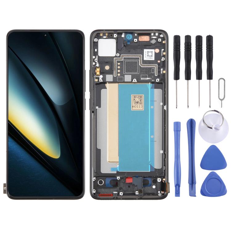 Écran LCD AMOLED d'origine pour Xiaomi Poco F6 Pro, assemblage complet avec châssis (Original)